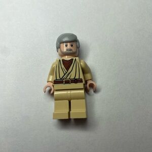 Lego Obi-Wan Kenobi 10179 Old, Light Flesh Star Wars Minifigure
